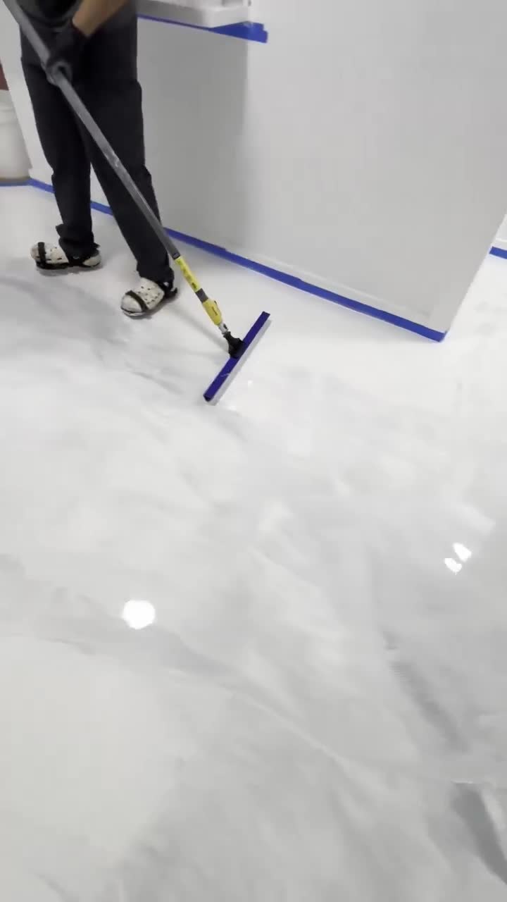 Epoxy floors are entering residential homes slowly. Not only commercial! Durable, non-toxic, easy to maintain, zero VOC, seamless. Beautiful. Best floors you will have!