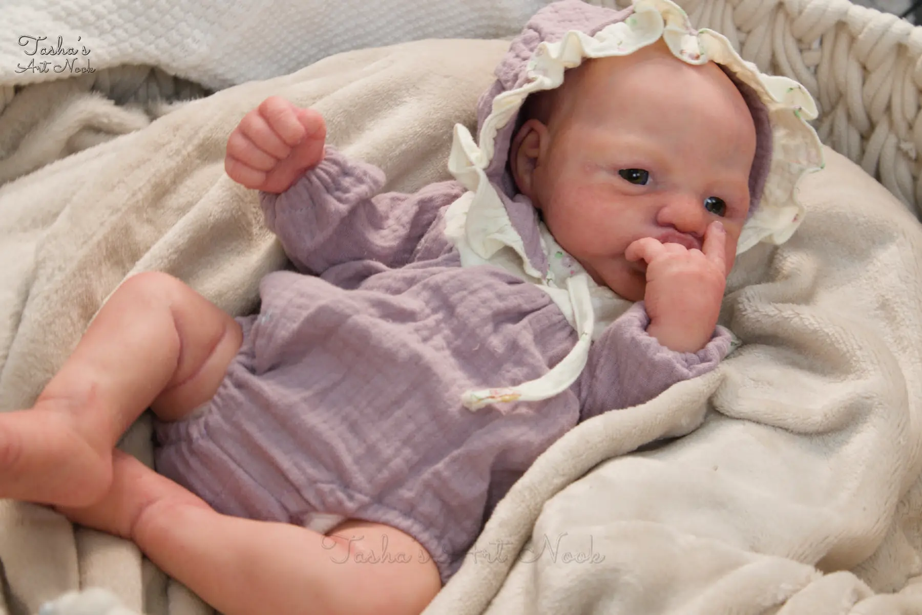 Pip full body silicone reborn doll, painted by Tasha’s Art Nook