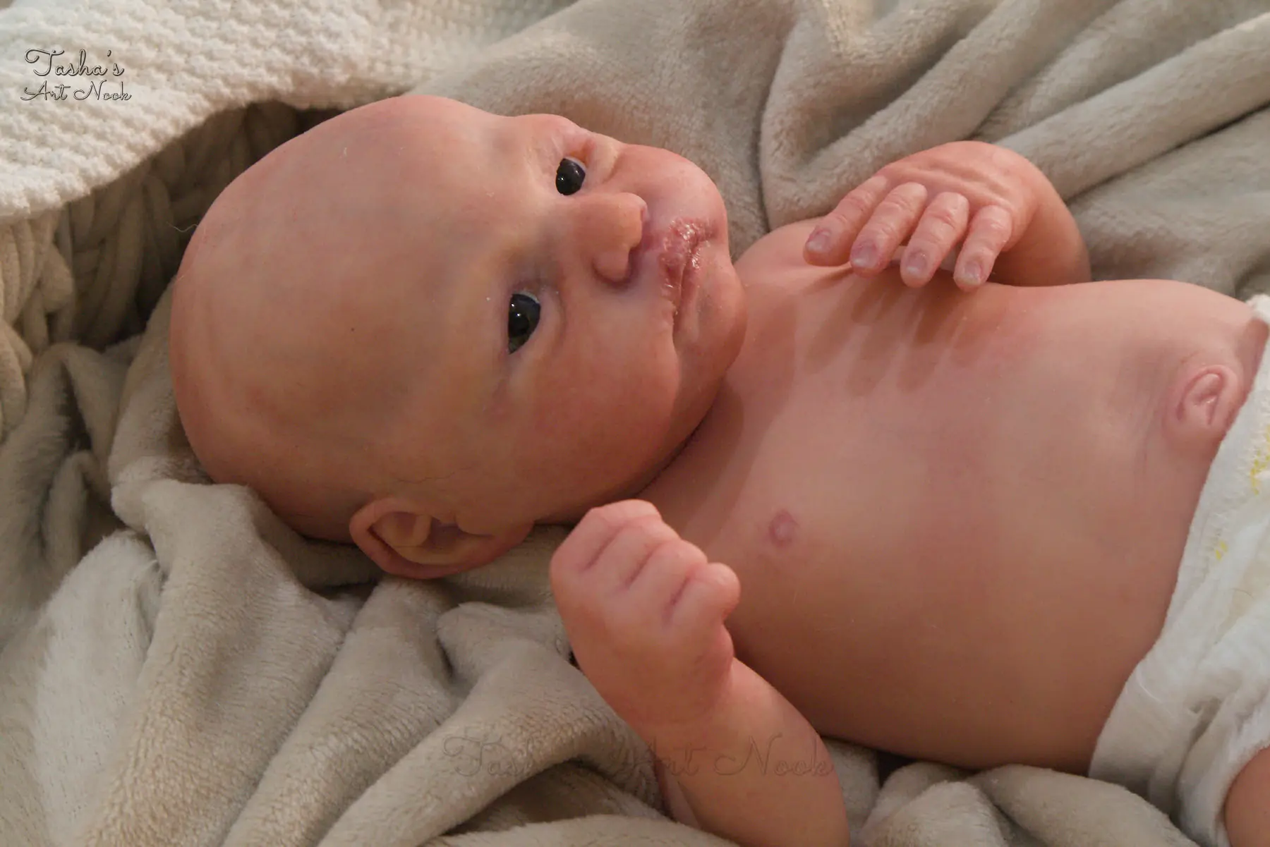 Pip full-body silicone reborn doll, photograph 59