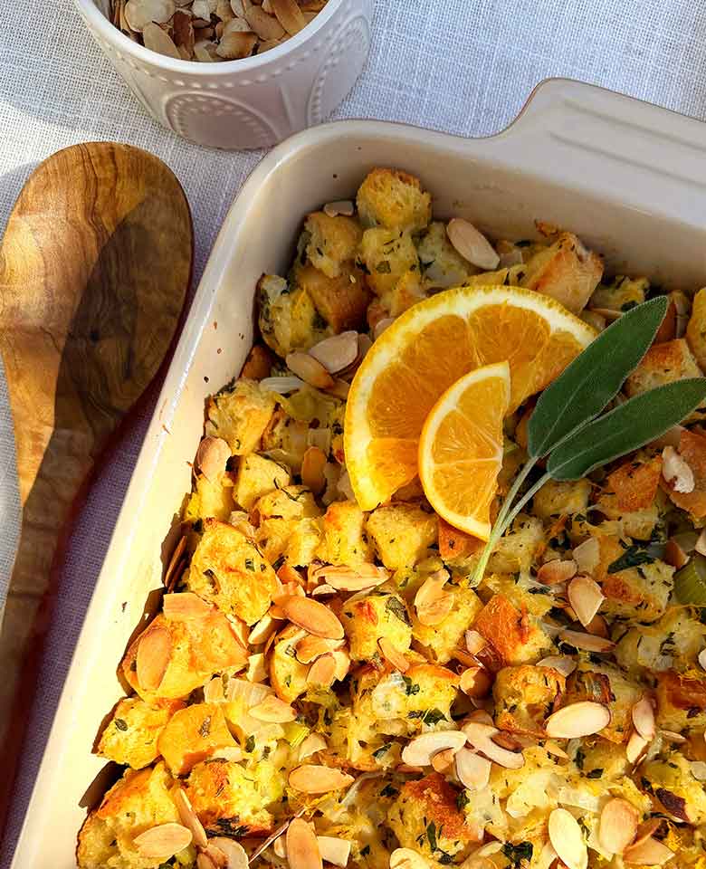 Auntie Nicole's Citrus Sourdough Stuffing