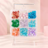 8mm Crack Beads – 180+ Mixed Beads with Box