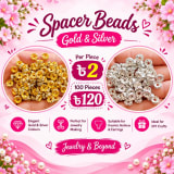Spacer Beads – Gold & Silver