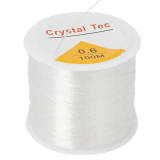 Crystal Tec Matte Transparent Elastic Beading Cord