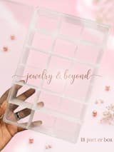 ​Multipurpose Clear Plastic Storage Organizer Box (15 / 17 / 18 / 24 Grids)