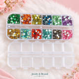 12-Color Rhinestone Organizer Box