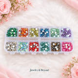 12-Color Rhinestone Organizer Box