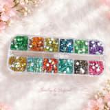 12-Color Rhinestone Organizer Box