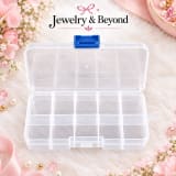 10-Compartment Jewelry Organizer Box