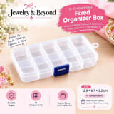 10-Compartment Jewelry Organizer Box