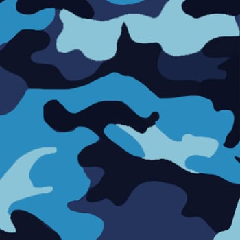 Alternative image of PATCHWORK CAMO LEATHER MALLET COVER in CENOTE / TWILIGHT