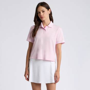 Alternative image of ALL PLAY TUX BOXY POLO in Blush