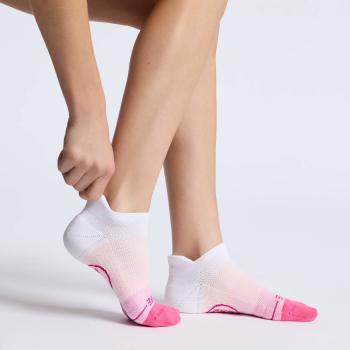 Alternative image of WOMEN'S OMBR&Eacute; STRIPE ANKLE SOCK in SNOW / KNOCKOUT PINK