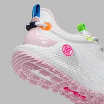 Alternative image of WOMEN'S MG4+ O2 PERFORATED GOLF SHOE in SNOW / MULTI