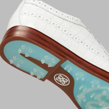 Alternative image of WOMEN'S LTD RELEASE GALLIVANTER CROC-EMBOSSED LEATHER LUXE SOLE GOLF SHOE in Snow