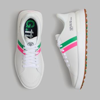 WOMEN'S G.112 STRIPE KILTIE GOLF SHOE in SNOW / MULTI