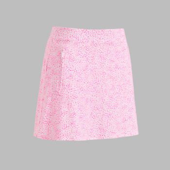 FIREWORKS SILKY TECH NYLON SKORT in Blush