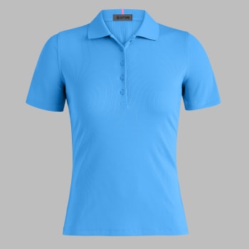 TECH NYLON RIB POLO in Azul