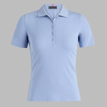 TECH NYLON RIB POLO in Willow