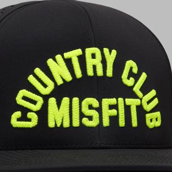 Alternative image of LTD RELEASE COUNTRY CLUB MISFIT PERFORATED DELTA HAT in ONYX / ELECTRIC