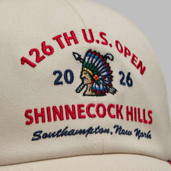 Alternative image of 2026 U.S. OPEN SHINNECOCK HILLS SOUTACHE RELAXED FIT HAT in STONE
