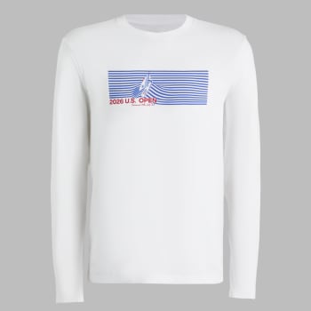 2026 U.S. OPEN SAIL BOAT LONG SLEEVE TEE in Snow