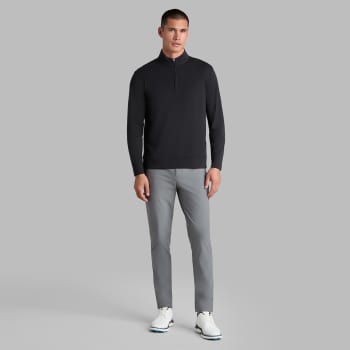 Alternative image of SOFT TOUCH JERSEY 1/4 ZIP in Onyx