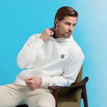 Alternative image of LTD RELEASE 2026 U.S. OPEN COTTON BLEND SCUBA HOODIE in CHALK WHITE