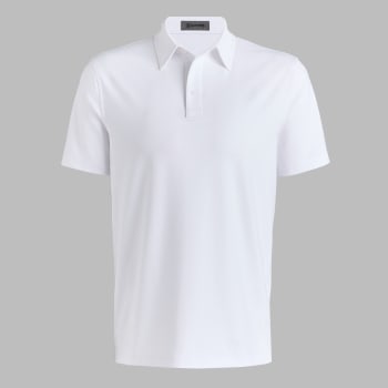 SOLID TECH JERSEY POLO in Snow