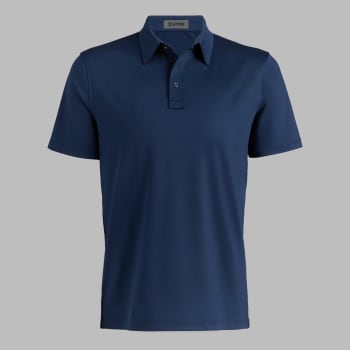 SOLID TECH JERSEY POLO in Twilight