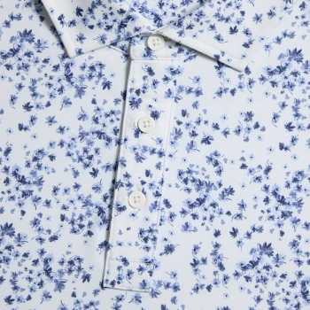 Alternative image of SCATTERED DITZY TECH JERSEY POLO in Snow / Twilight
