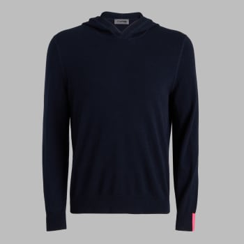 CASHMERE HOODED SWEATER in Twilight