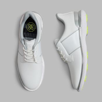 WOMEN'S GALLIVAN2R SIDE STRIPE KILTIE GOLF SHOE in SNOW / ELECTRIC