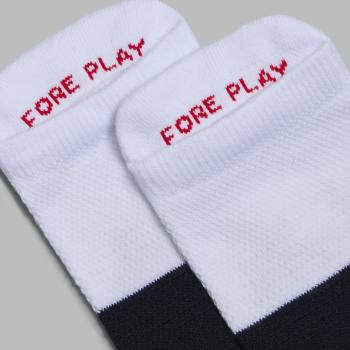 Alternative image of MEN'S TWO TONE FORE PLAY ANKLE SOCK in Snow / Twilight
