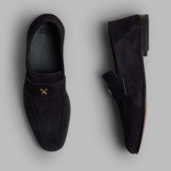 MEN'S METAL TEES SUEDE FLEX LOAFER in Twilight