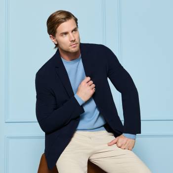 Alternative image of COMPACT STRETCH TRAVEL BLAZER in Twilight