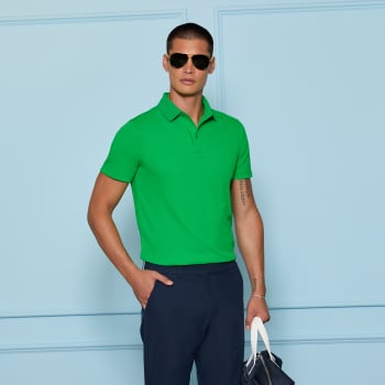 Alternative image of ESSENTIAL PERFORMANCE PIQU&Eacute; POLO in Clover
