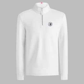 2026 U.S. OPEN WAFFLE KNIT 1/4 ZIP in Snow