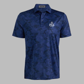 2026 PGA ICON CAMO TECH JERSEY POLO in Twilight