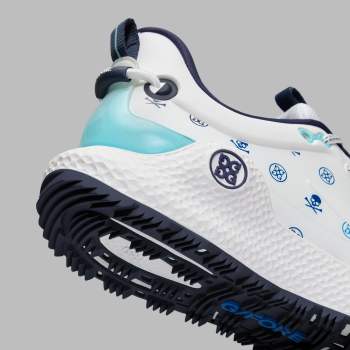 Alternative image of MEN'S LTD RELEASE MG4+ O2 GRADIENT SKULL & TEES GOLF SHOE in SNOW / MULTI