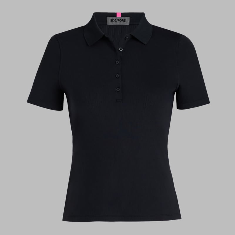 美品　G/FORE ポロシャツ 艶ありダークグレー TECH NYLON RIB POLO | WOMEN'S POLO SHIRTS | G/FORE