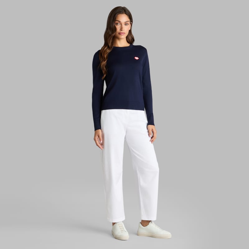 LOVE GOLF MERINO WOOL CREWNECK SWEATER | WOMEN'S TOPS | G/FORE