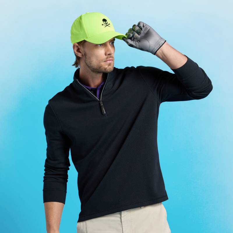 WAFFLE KNIT QUARTER ZIP | MEN'S PULLOVERS & QUARTER-ZIPS | G/FORE