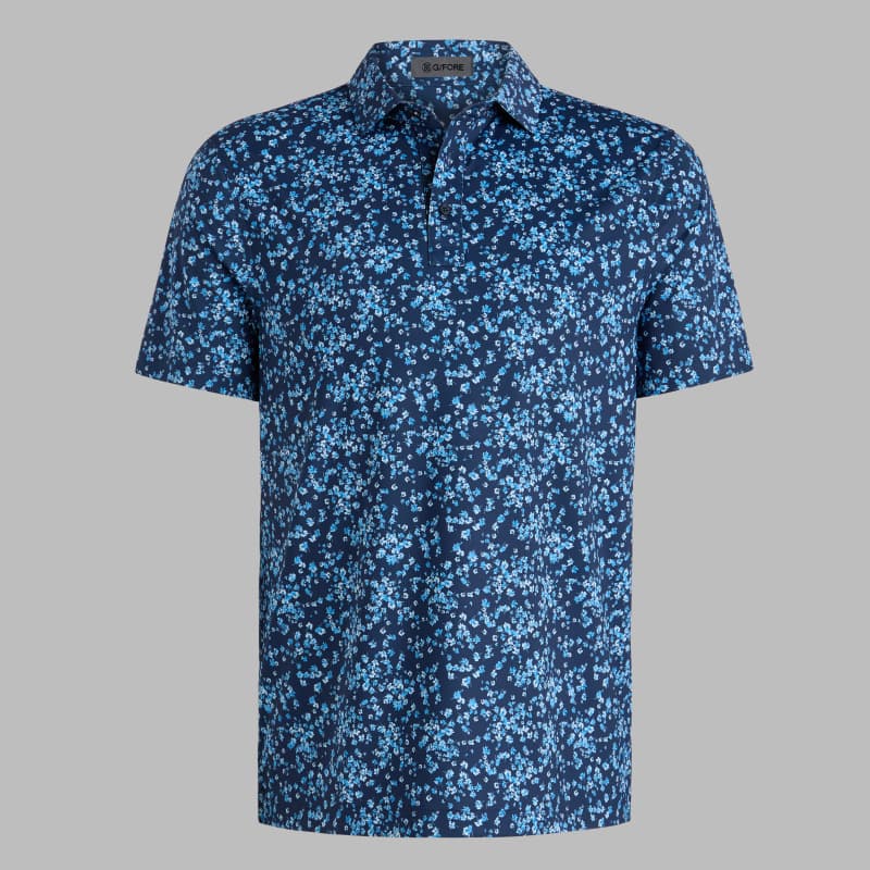 SCATTERED DITZY TECH JERSEY POLO | MEN'S POLO SHIRTS | G/FORE