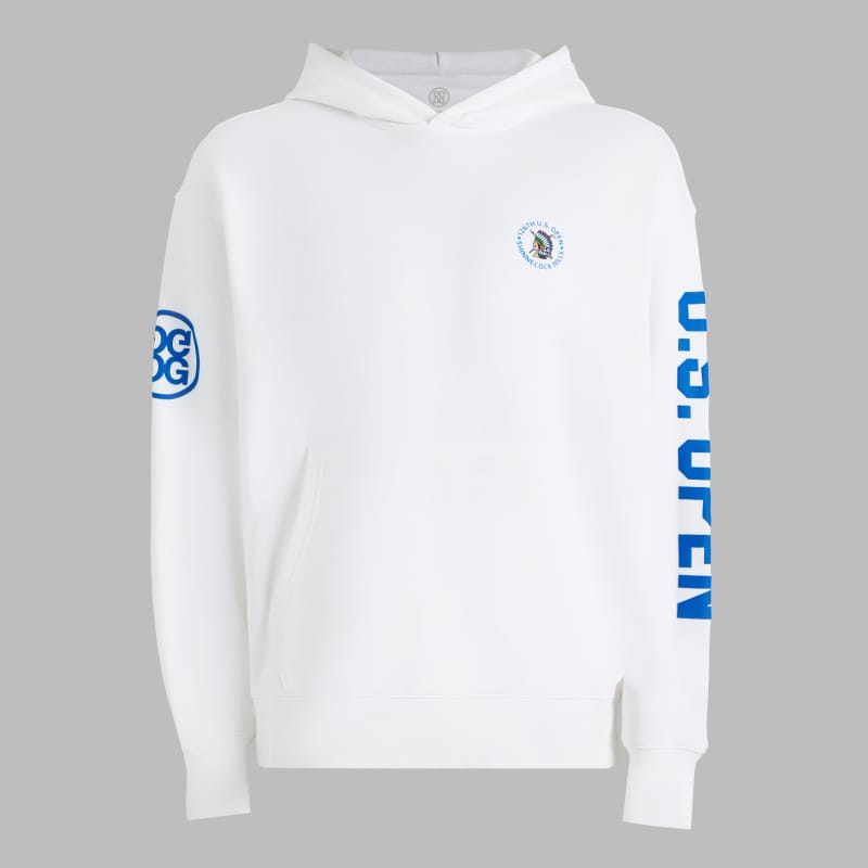G/fore [ジーフォア] ロゴ入り長袖パーカー ホワイト 2026 U.S. OPEN HOODIE | HOODIES FOR MEN & WOMEN | G/FORE