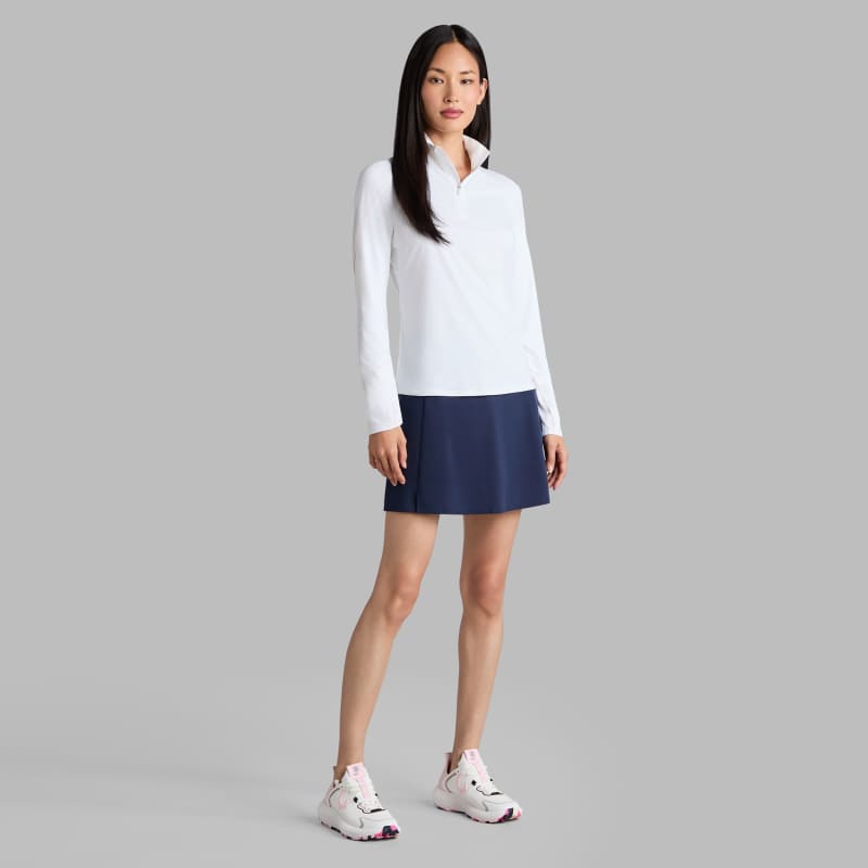 SUN SHIELD SILKY TECH NYLON QUARTER ZIP PULLOVER | WOMEN'S
