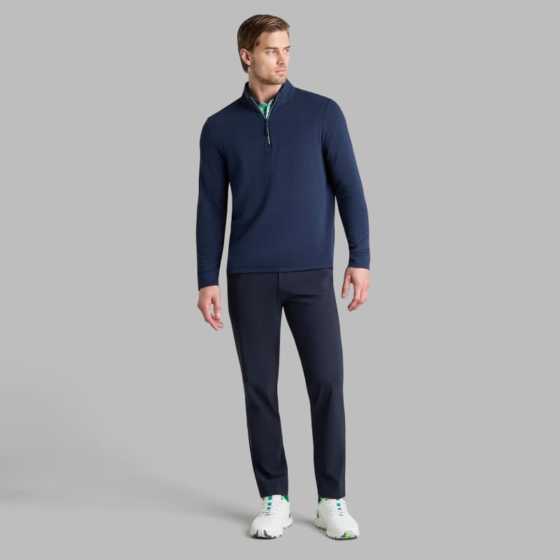 BRUSHED BACK TECH 1/4 ZIP PULLOVER |MEN'S PULLOVERS & QUARTER-ZIPS