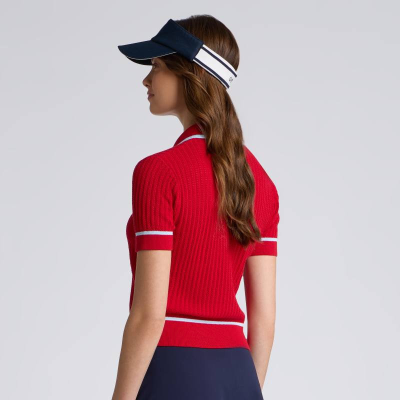 SUMMER FRIDAY TEXTURED KNIT POLO | WOMEN'S POLO SHIRTS | G/FORE