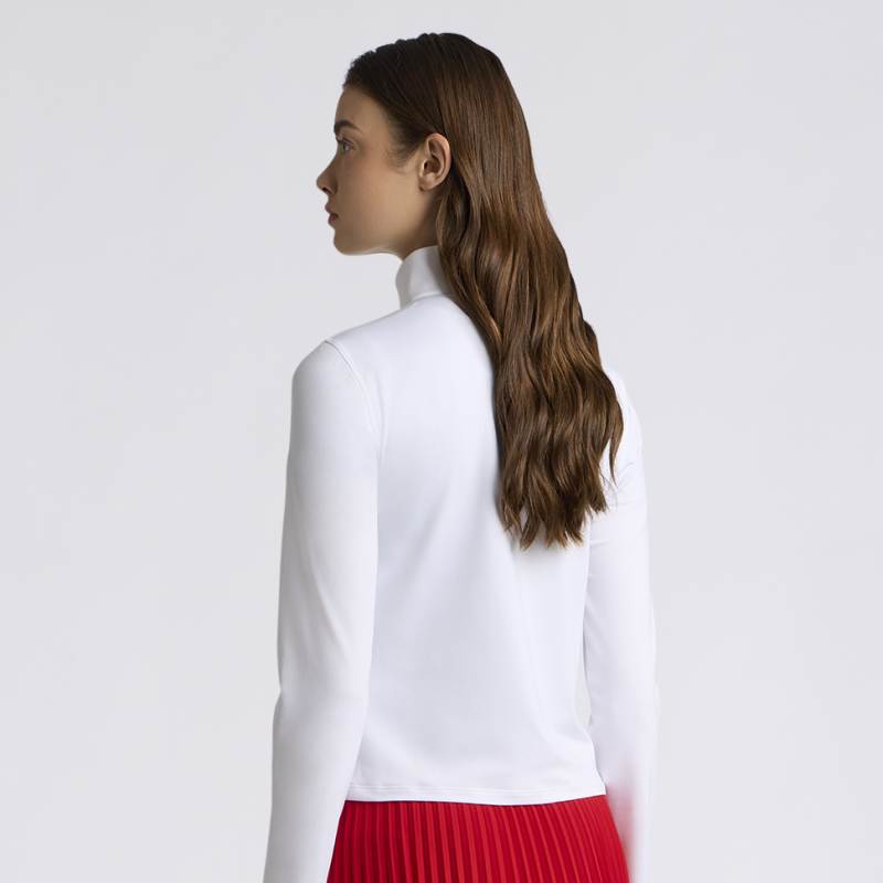 CHEVRON TECH JERSEY 1/4 ZIP PULLOVER | WOMEN'S PULLOVERS & QUARTER