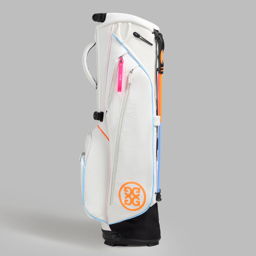 LTD RELEASE TRIPPY QUILTED DAYTONA PLUS CARRY GOLF BAG in SNOW / MULTI image number 6