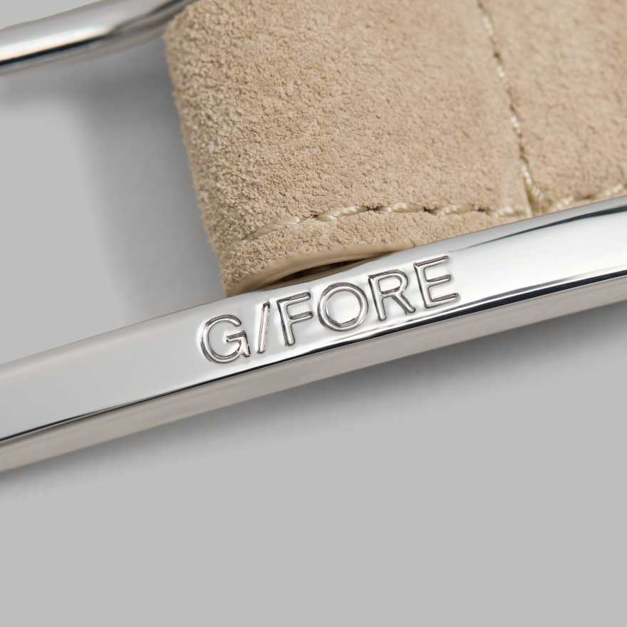 MEN'S LUXE SUEDE BELT in PUMICE image number 2